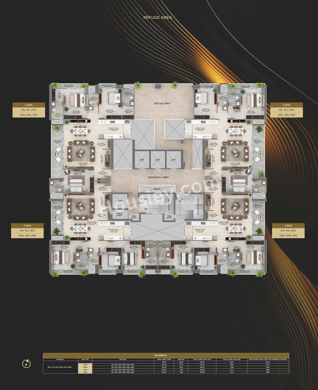 Majestique The Crown Floor plan 2