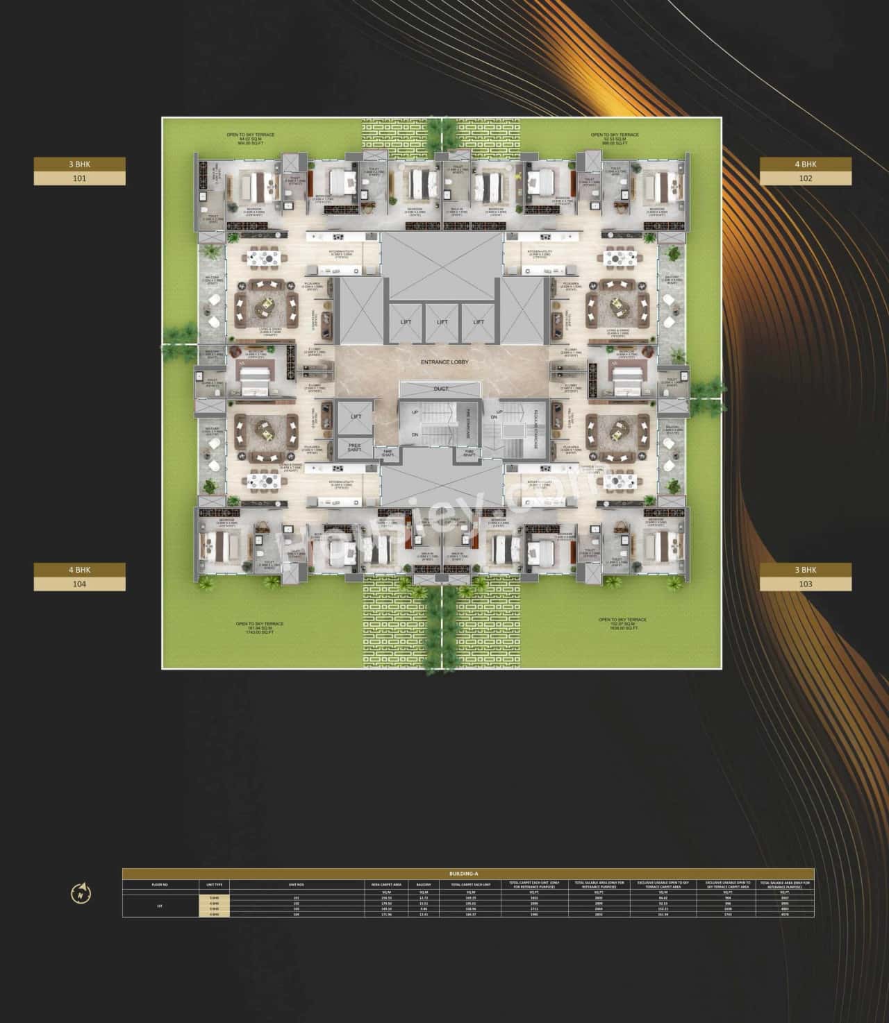 Majestique The Crown Floor plan 6