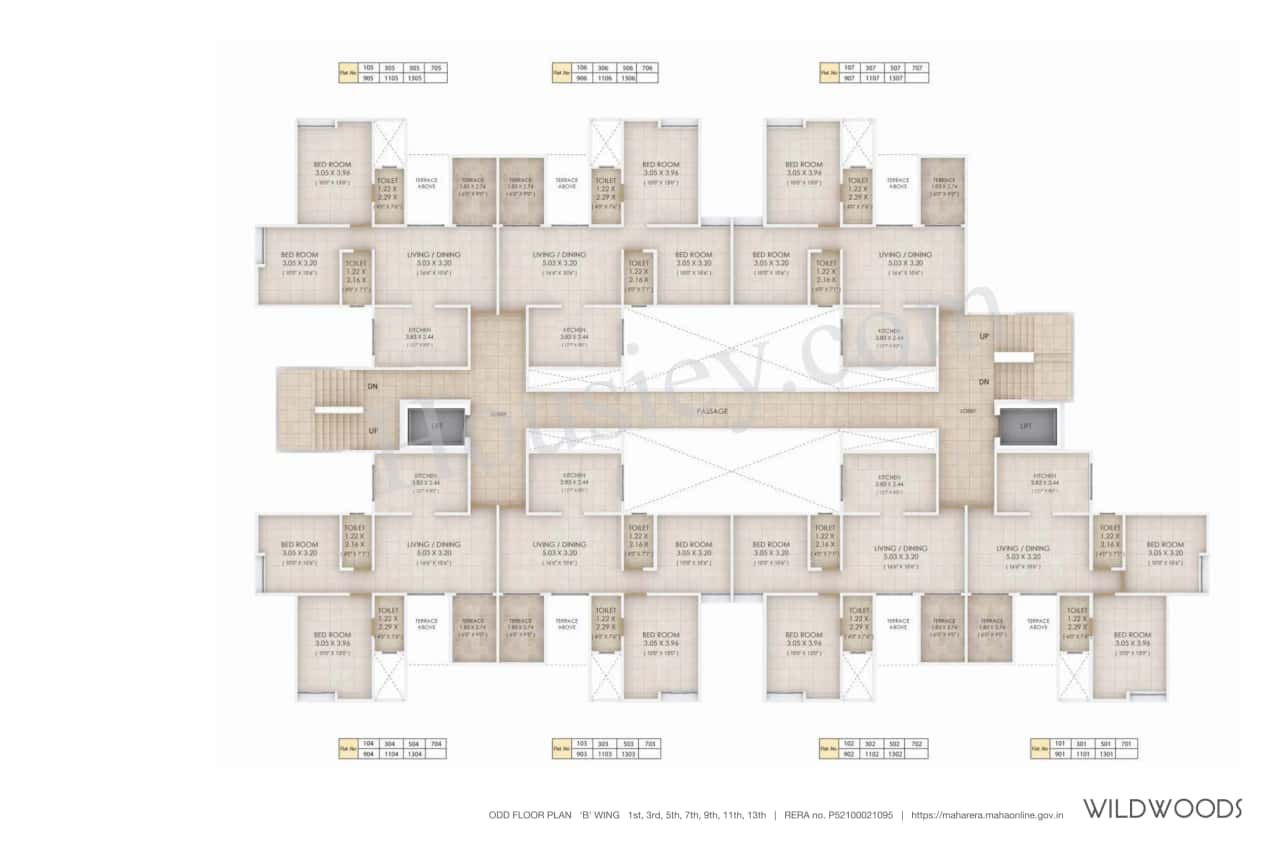 Manav Wildwoods Phase 2 Floor plan 1