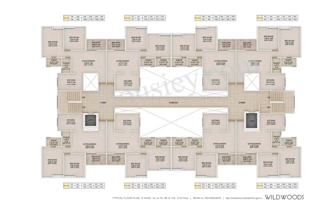 Manav Wildwoods Phase 2 Floor plan 4