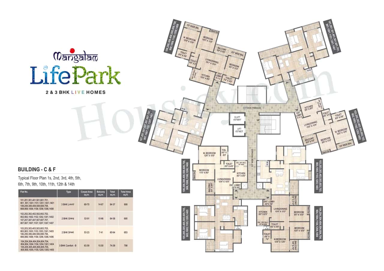 Mangalam Life Park Floor plan 2