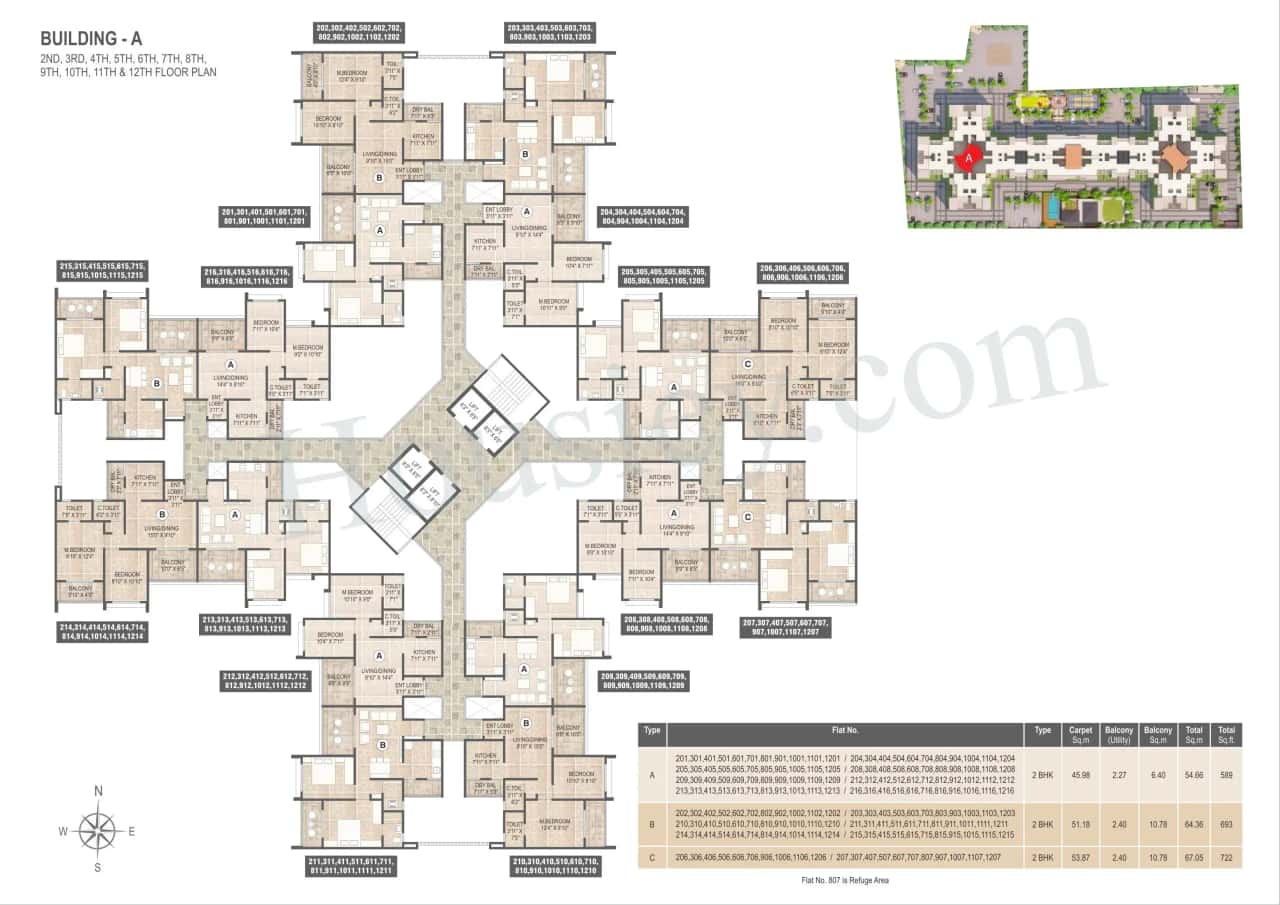 Mangalam Breeze Floor plan 2