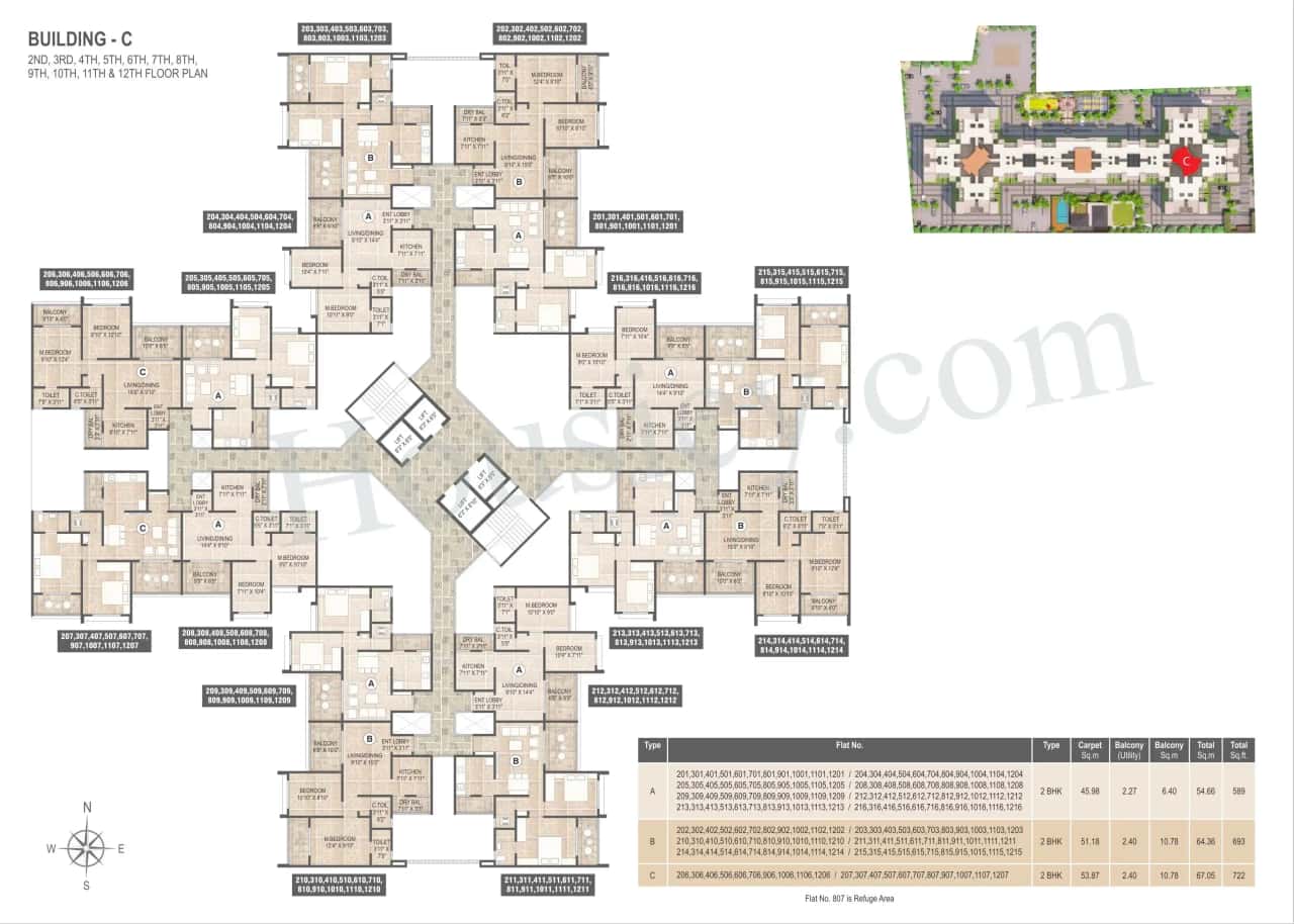 Mangalam Breeze Floor plan 6