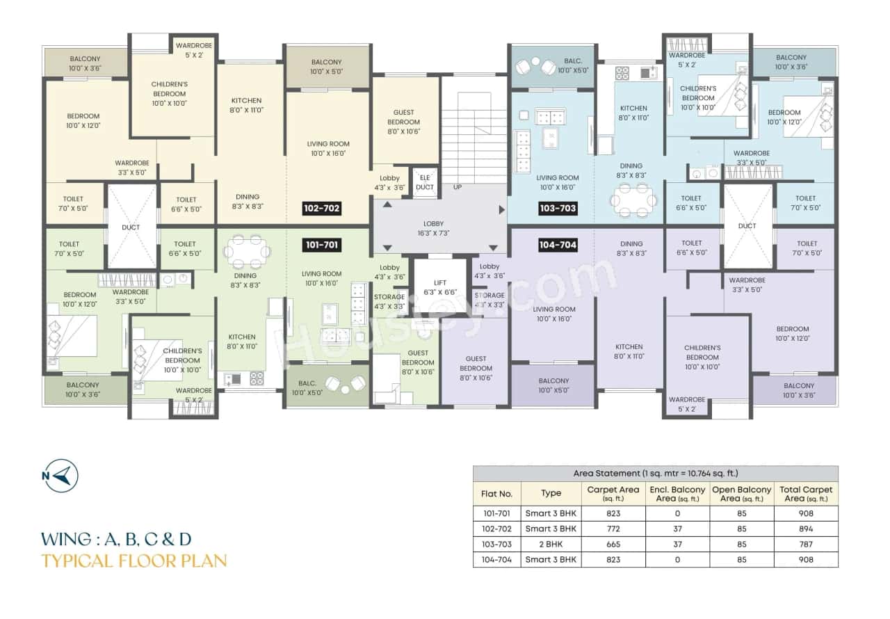 Maruti 7 Verve Floor Plan