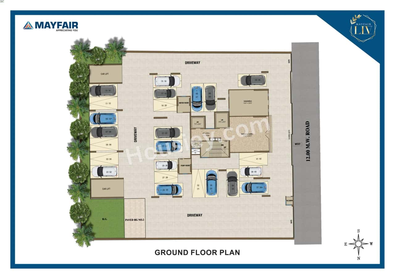 Mayfair LIV Floor plan 1