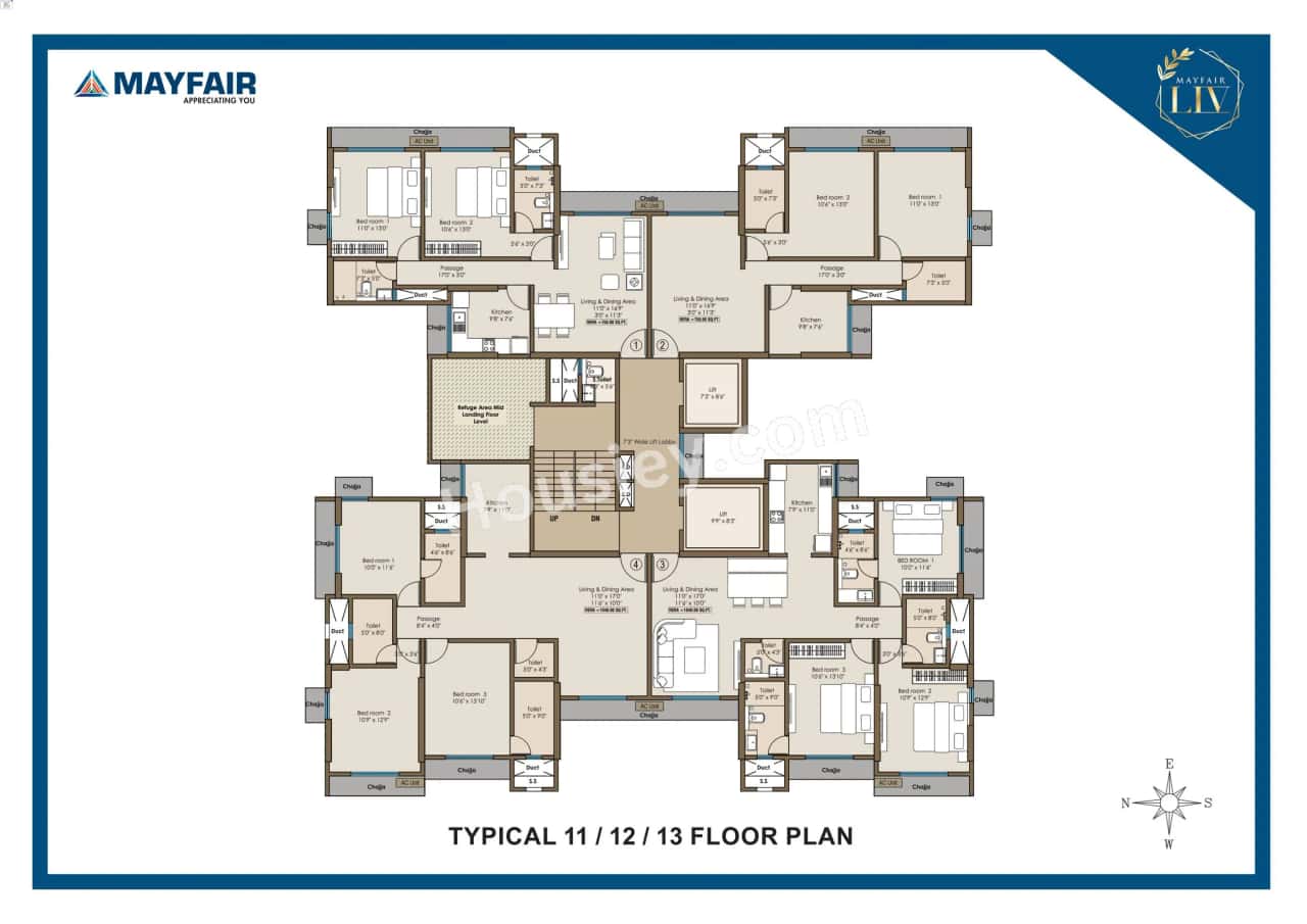 Mayfair LIV Floor plan 3