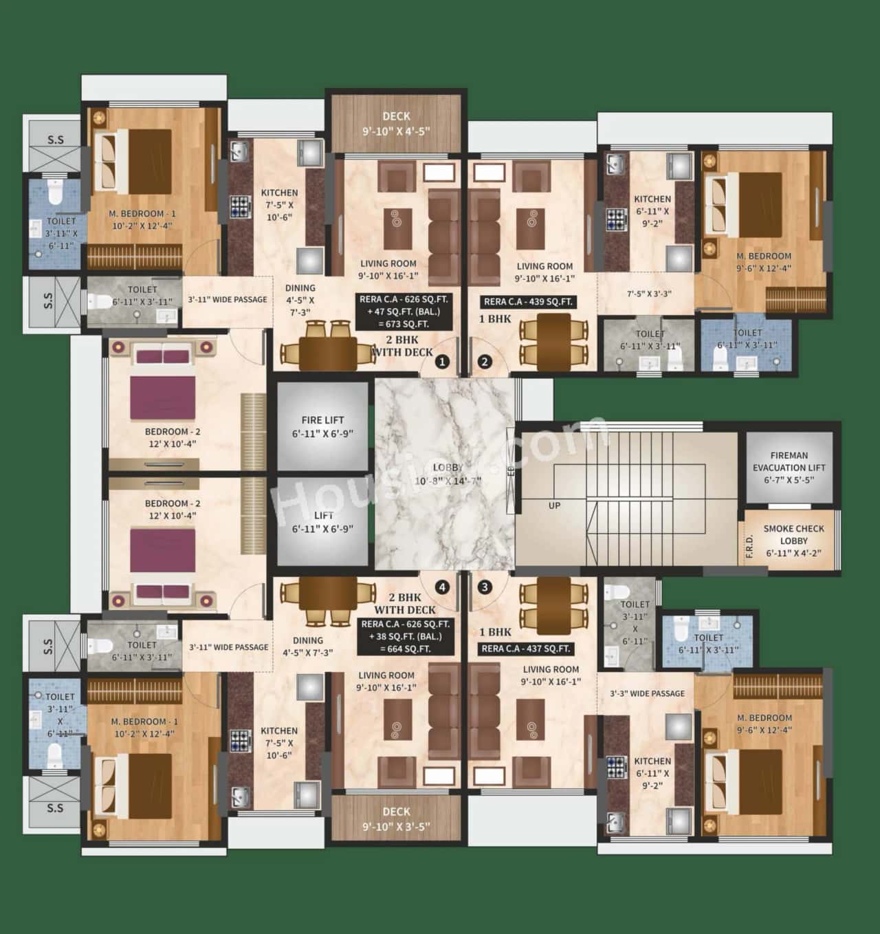 Shreeji Meadows 83 Floor plan 1