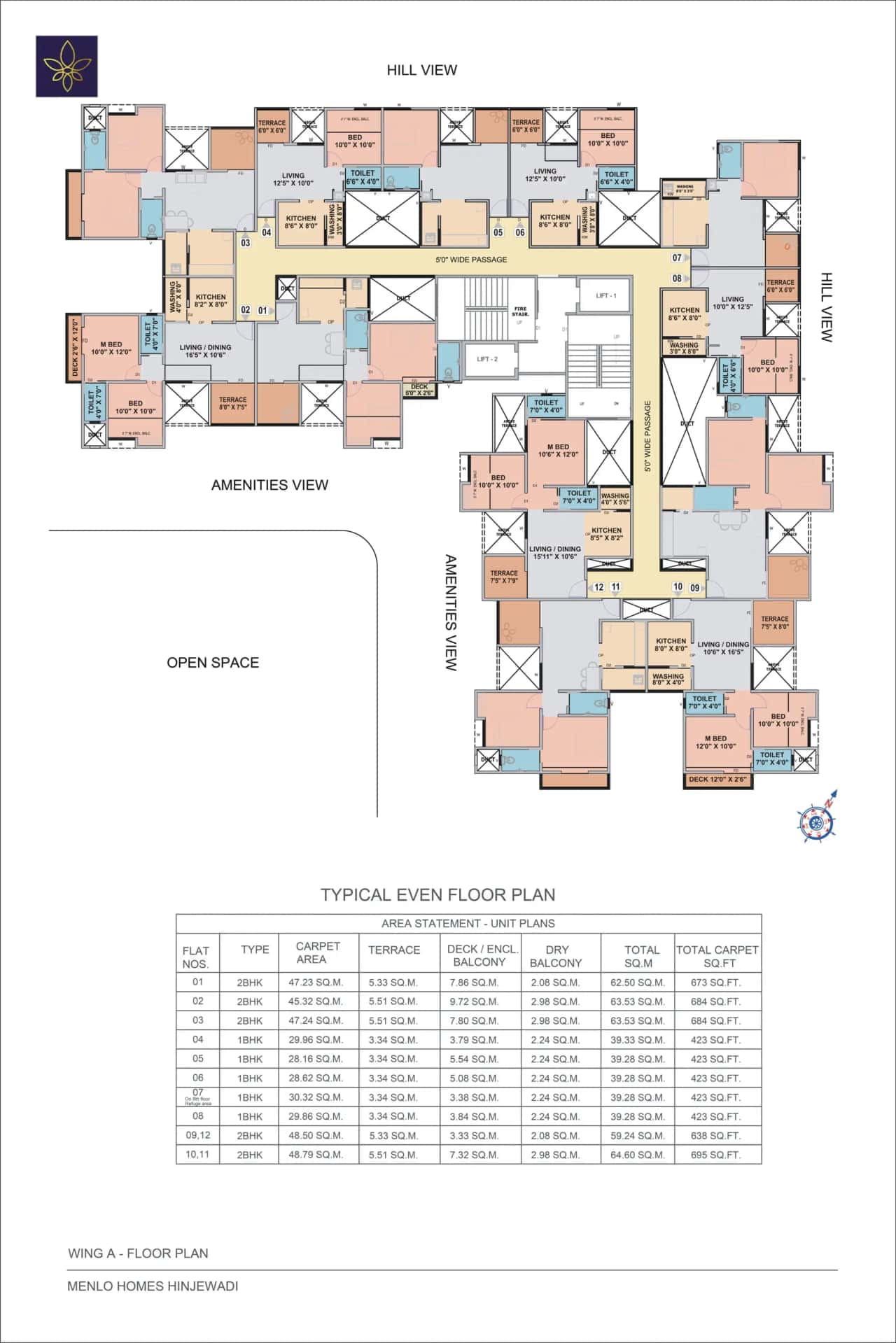 Menlo Homes Floor plan 1