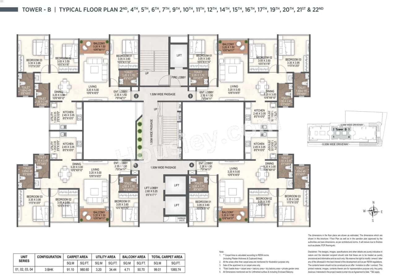 Merlin Ventana Floor plan 1
