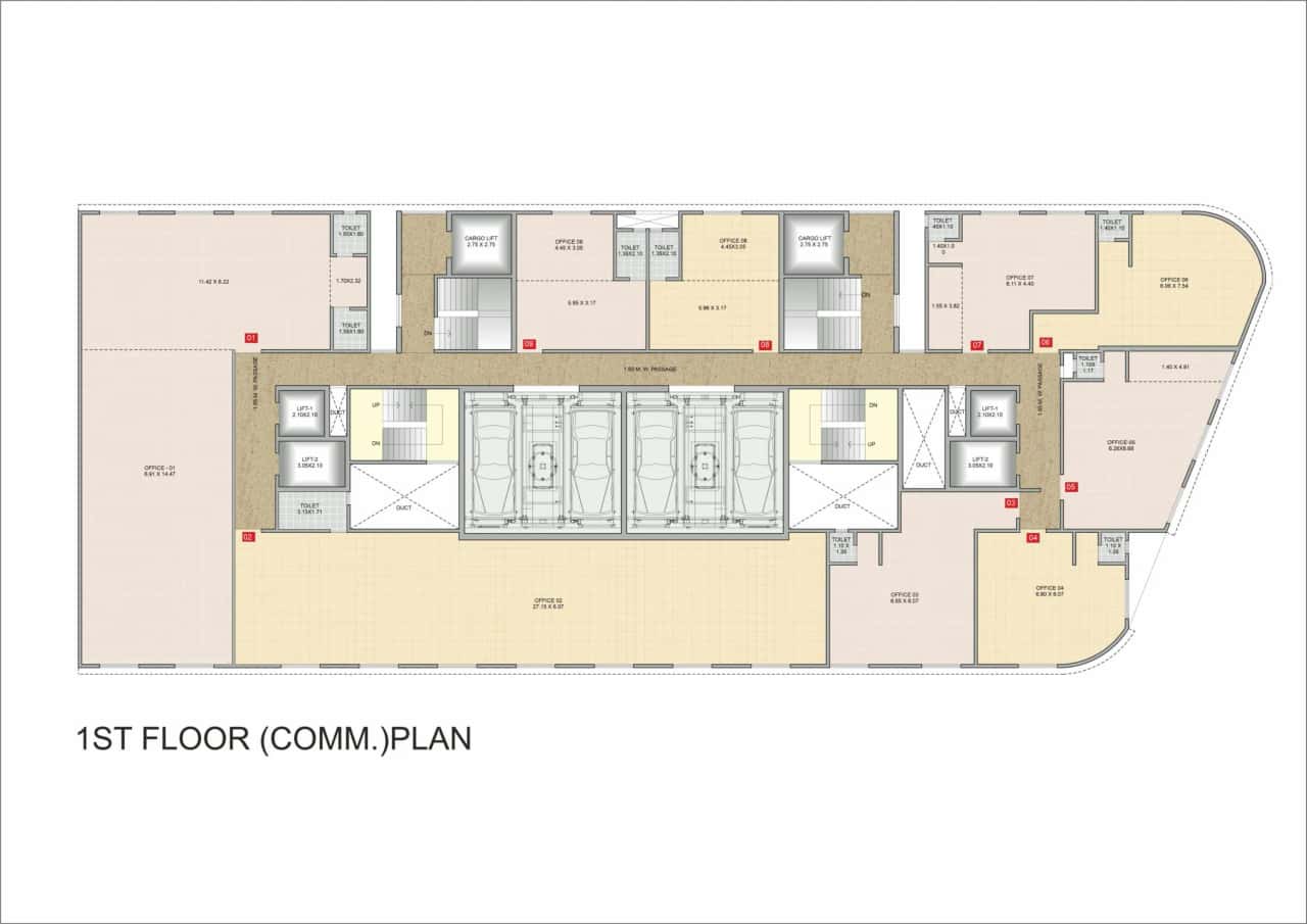 Metro Majestic Floor plan 1