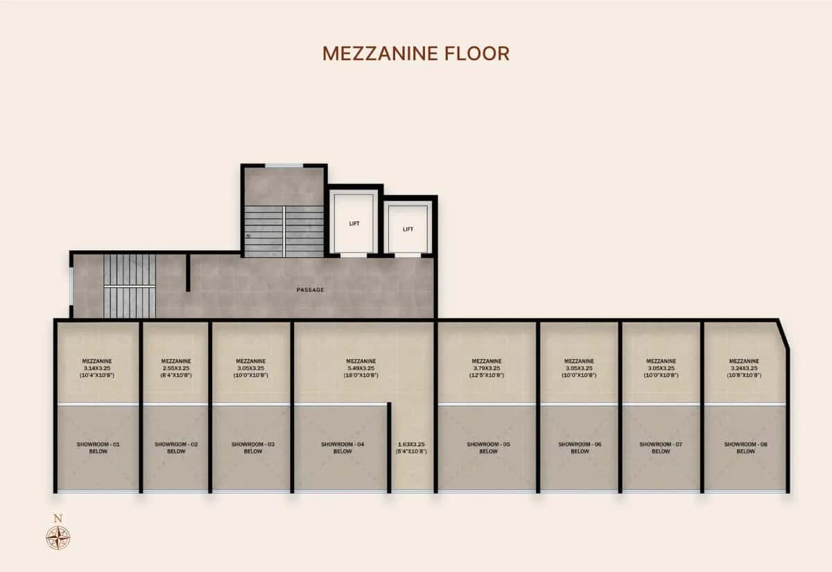 Manav Midtown One Floor plan 2