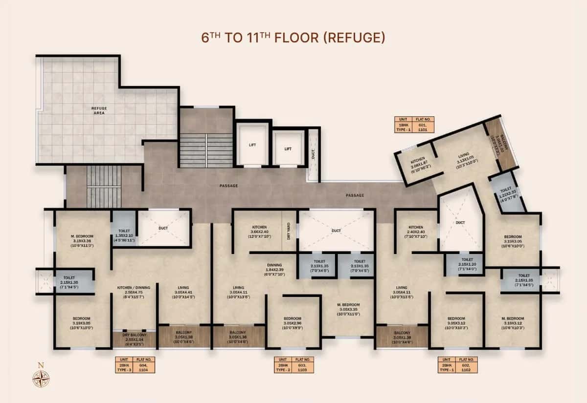 Manav Midtown One Floor plan 1
