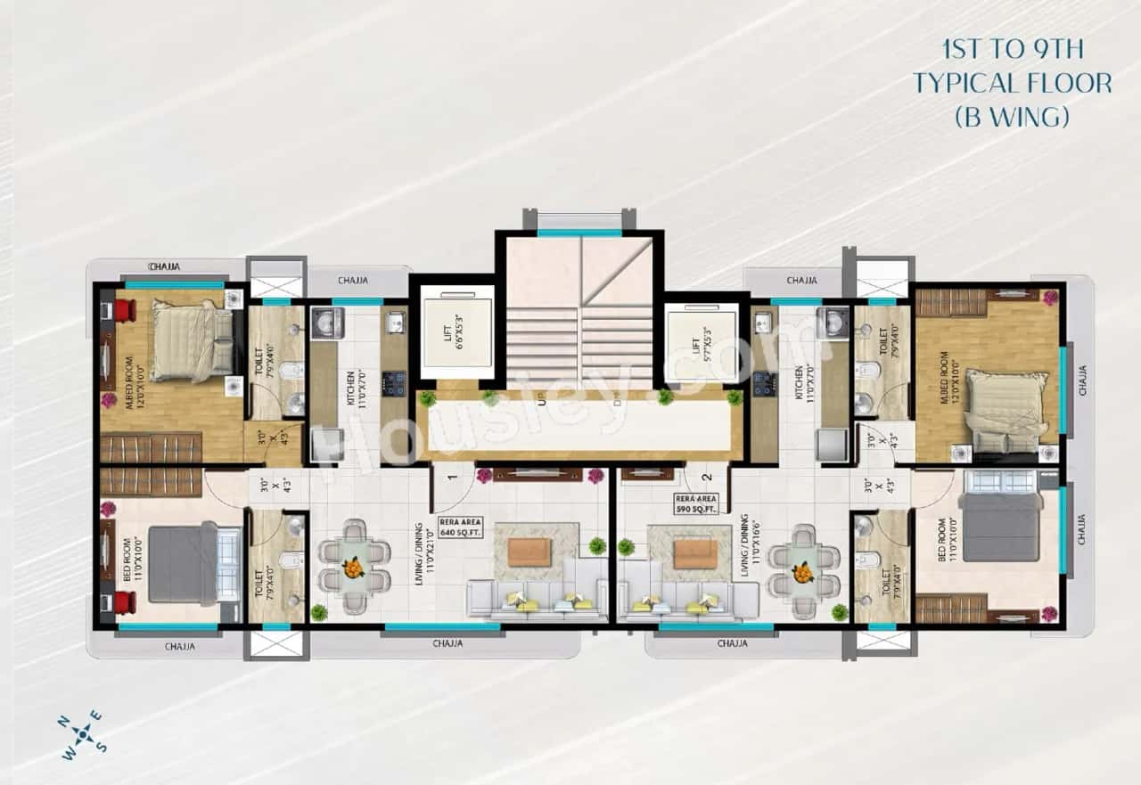 Milan Mandir NX Floor Plan