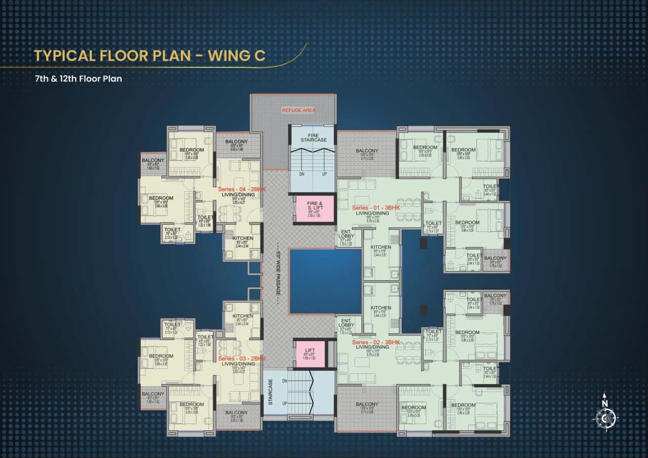 Millennium Amara Floor plan 5
