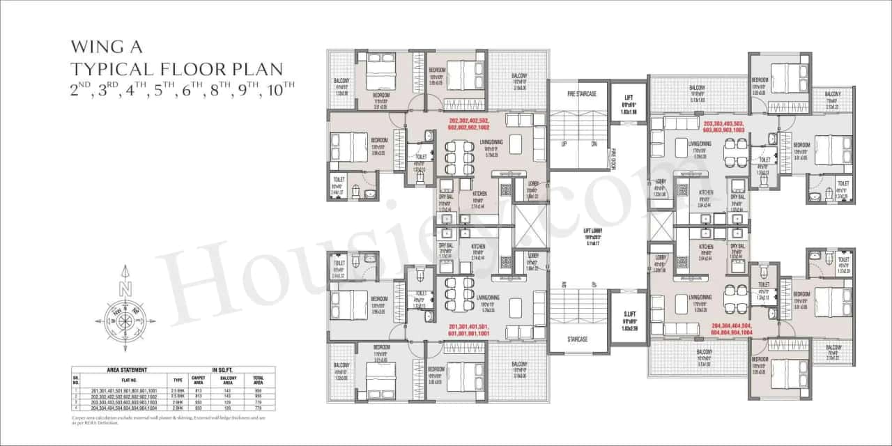 Millennium Pacific Floor plan 1