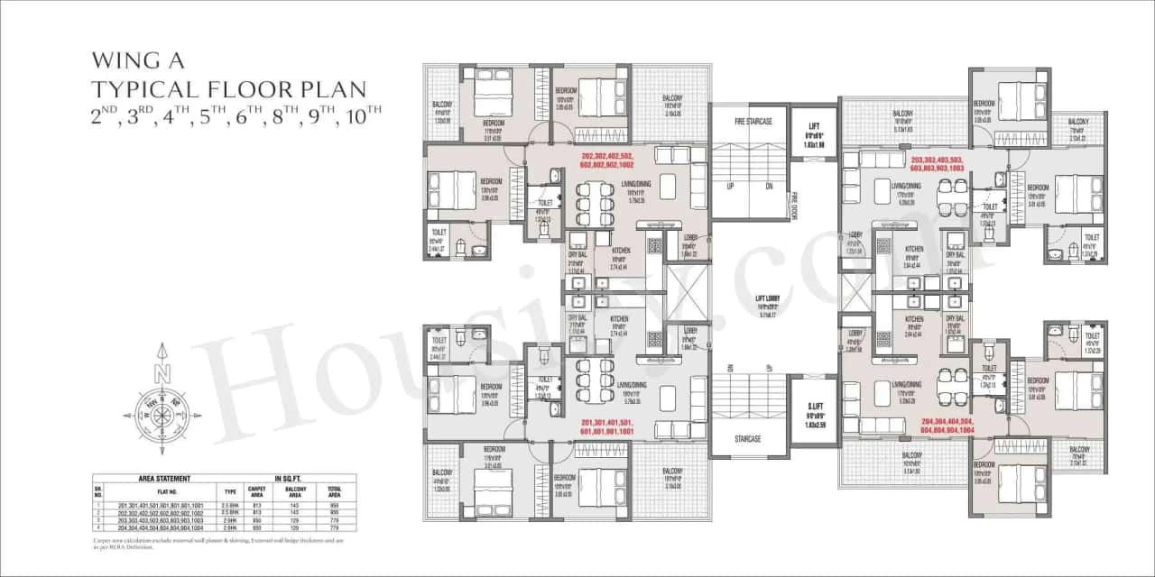 Millennium Pacific Floor plan 4