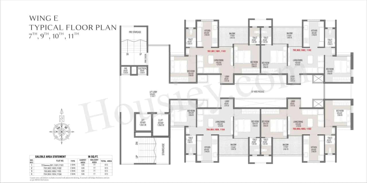 Millennium Pacific Floor plan 3