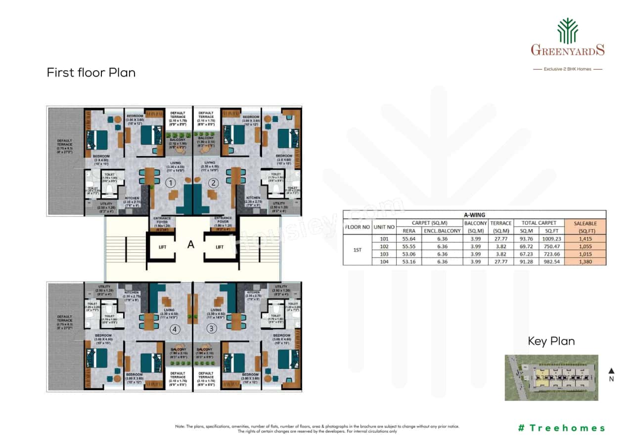 Mittal Greenyards Floor plan 1