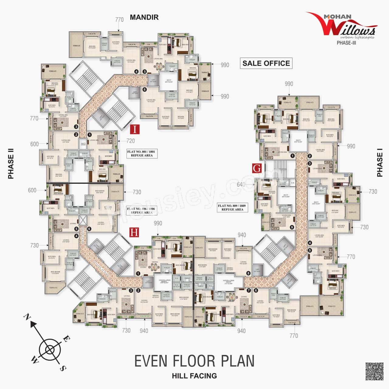 Mohan Willows III Floor plan 1