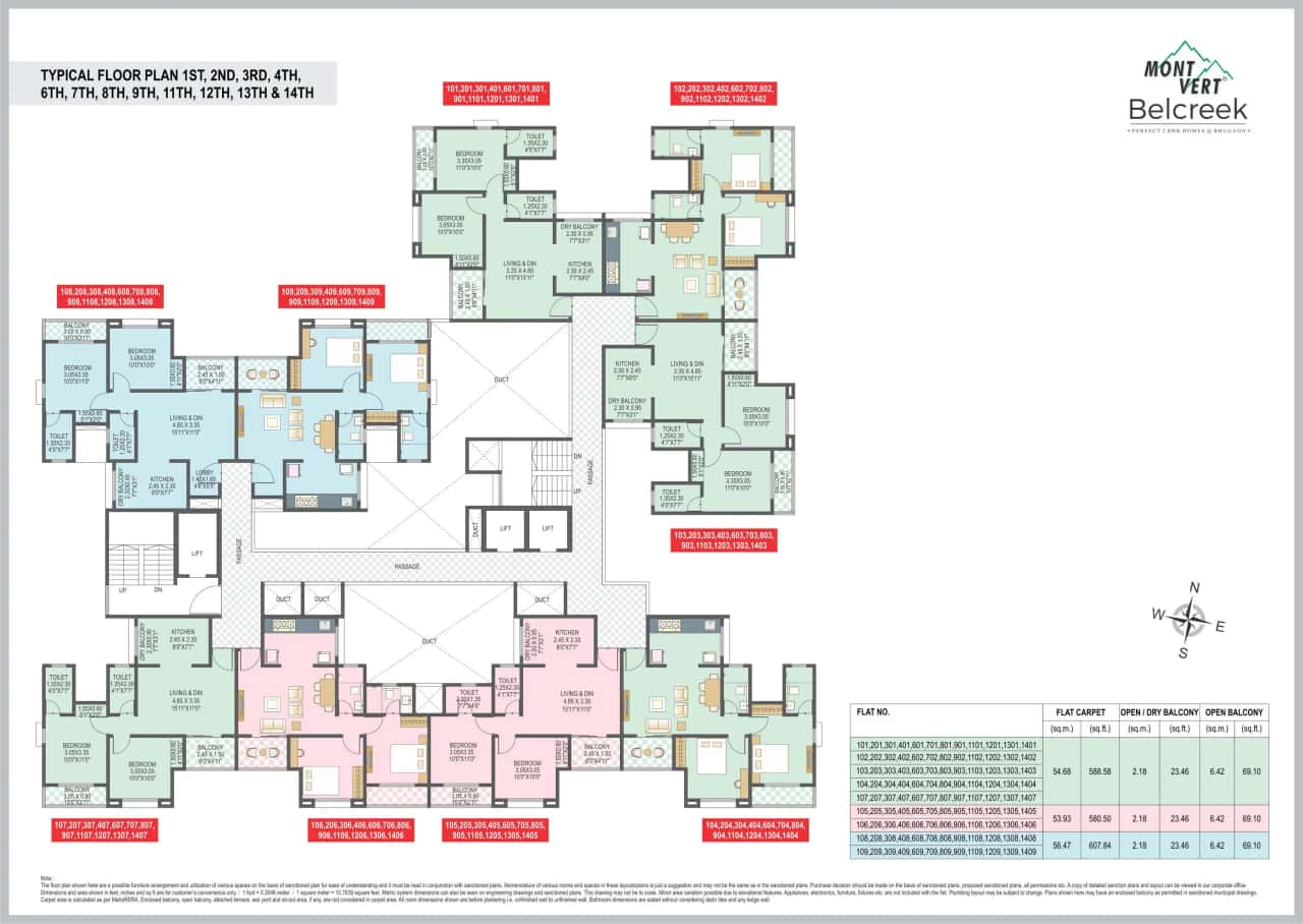 Mont Vert Belcreek Floor plan 2