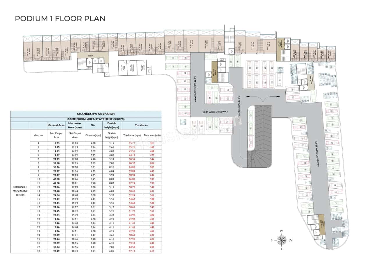 Shankeshwar Sparsh Floor plan 2