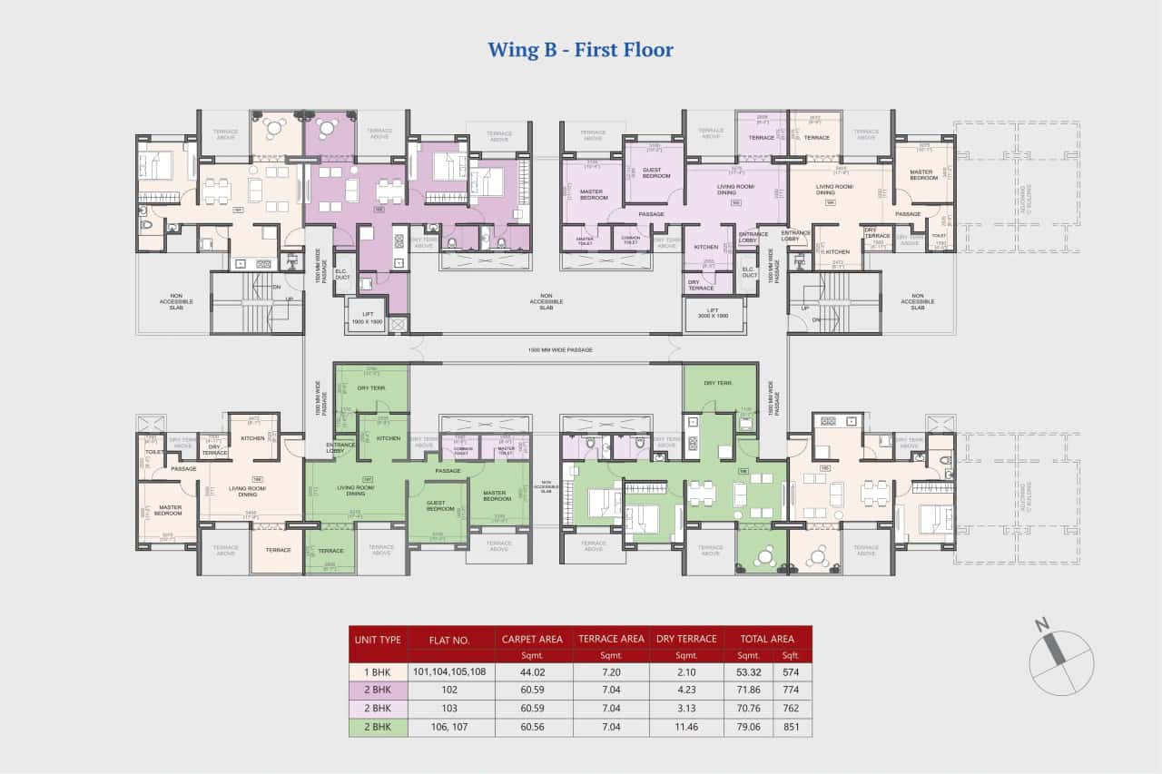 My Home Punawale Floor plan 1