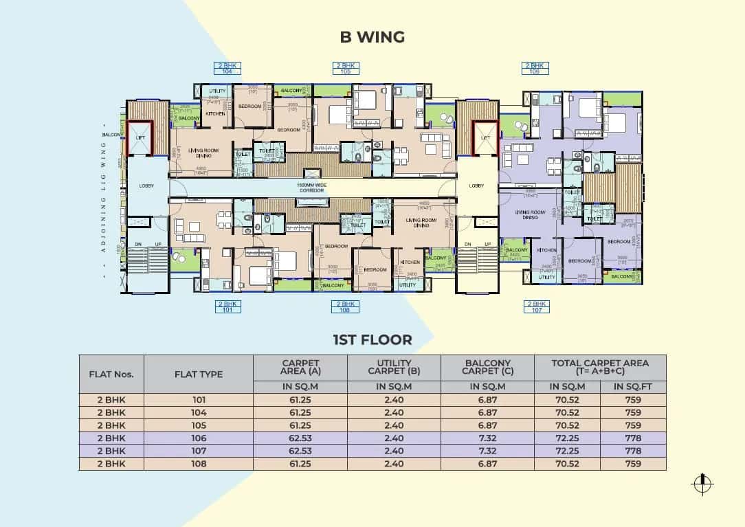 Goyal My Home Wakad Floor plan 3