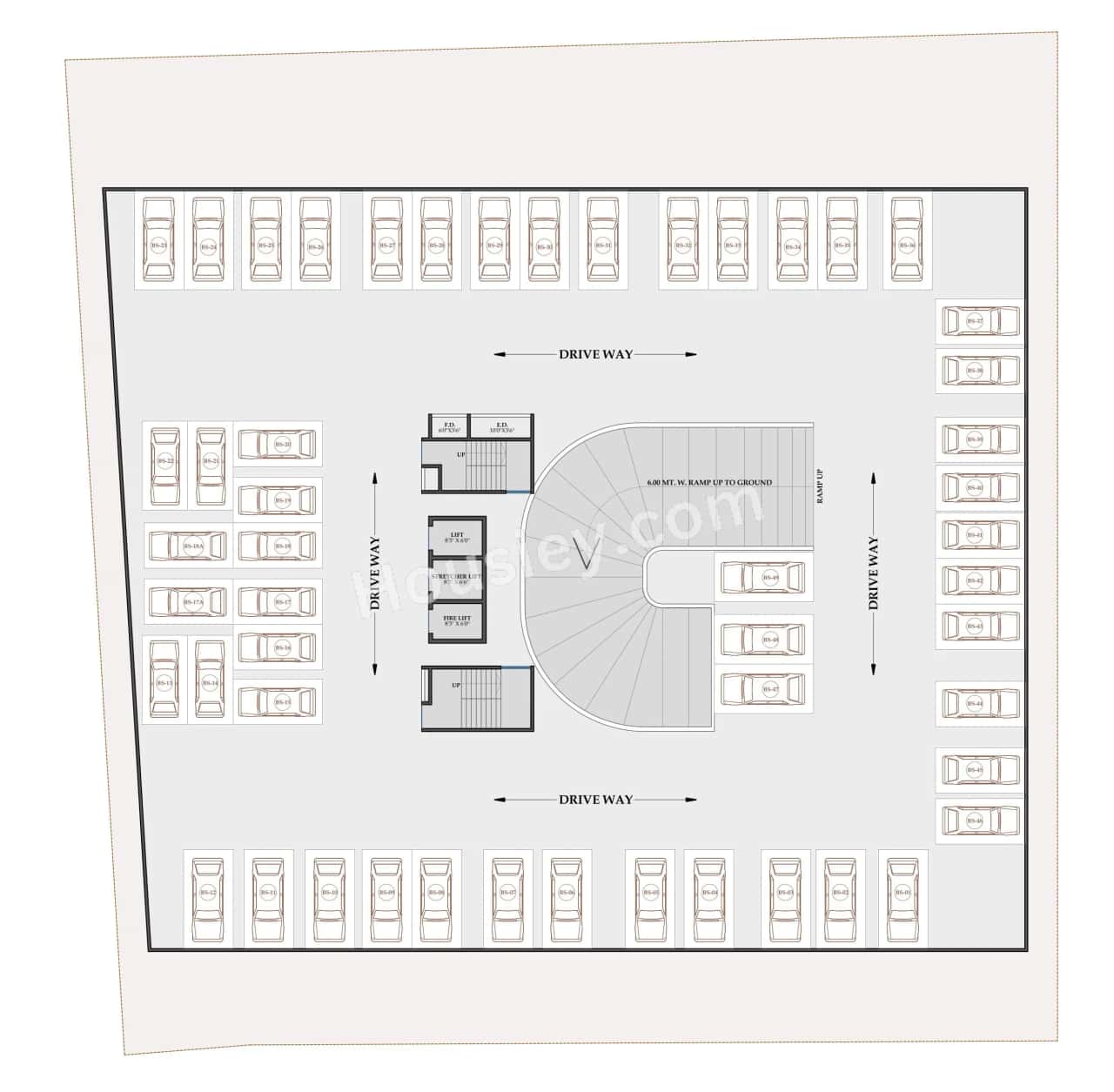 NMS 17 West Floor plan 1