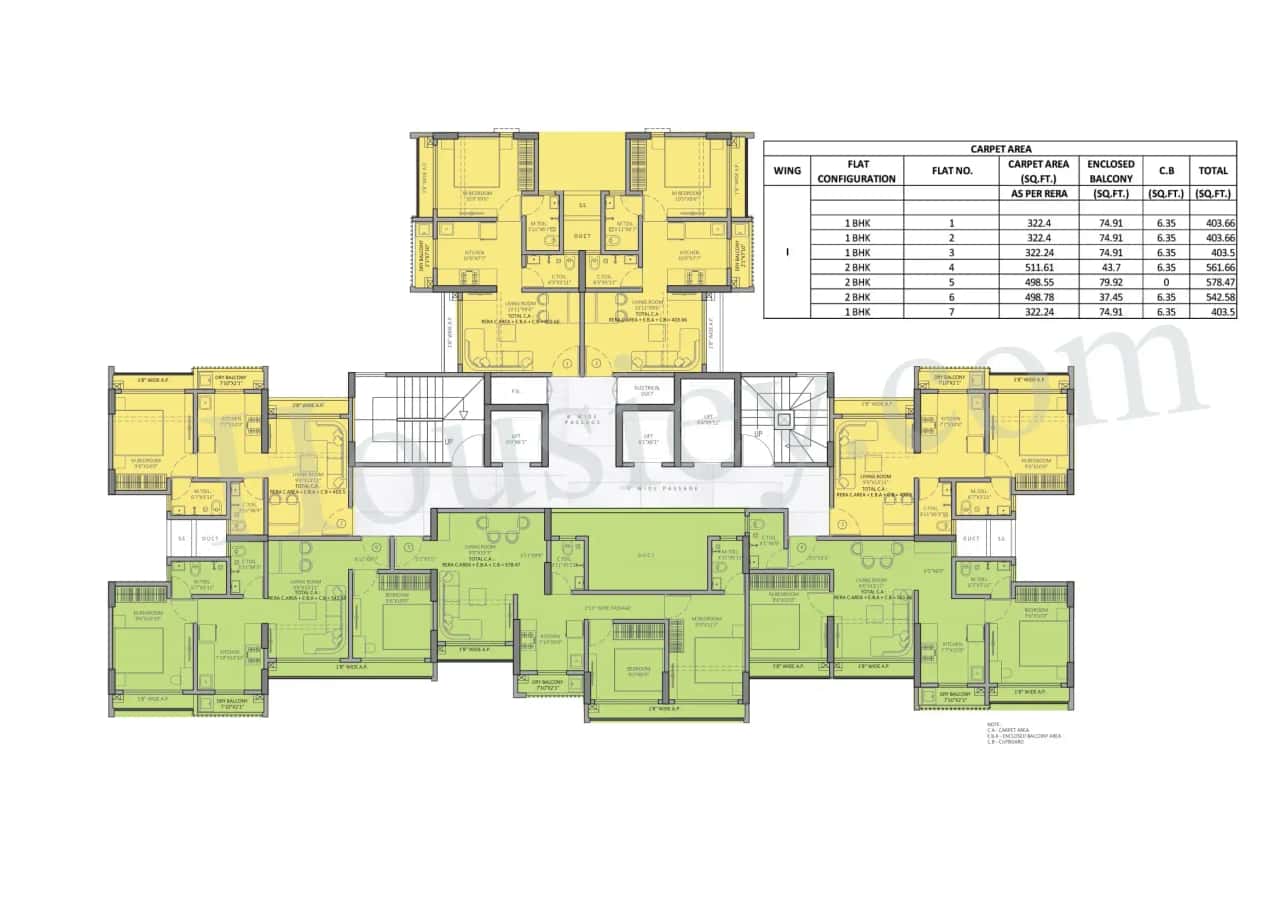 Nakshatra Aazstha Floor plan 1