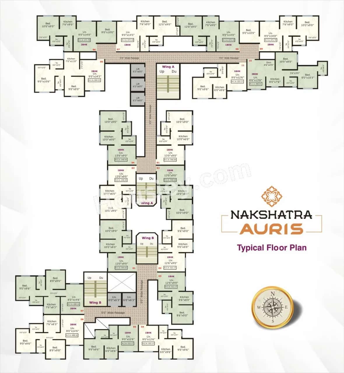 Nakshatra Auris Floor plan 2
