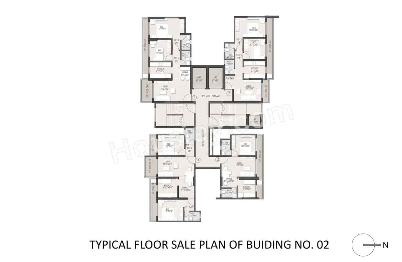 Nakshatra Sea View Floor plan 2