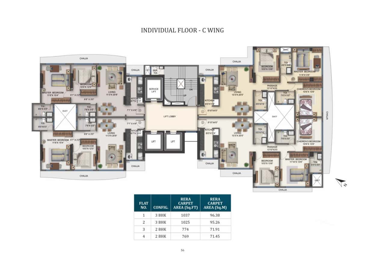 Naman Habitat Floor plan 4