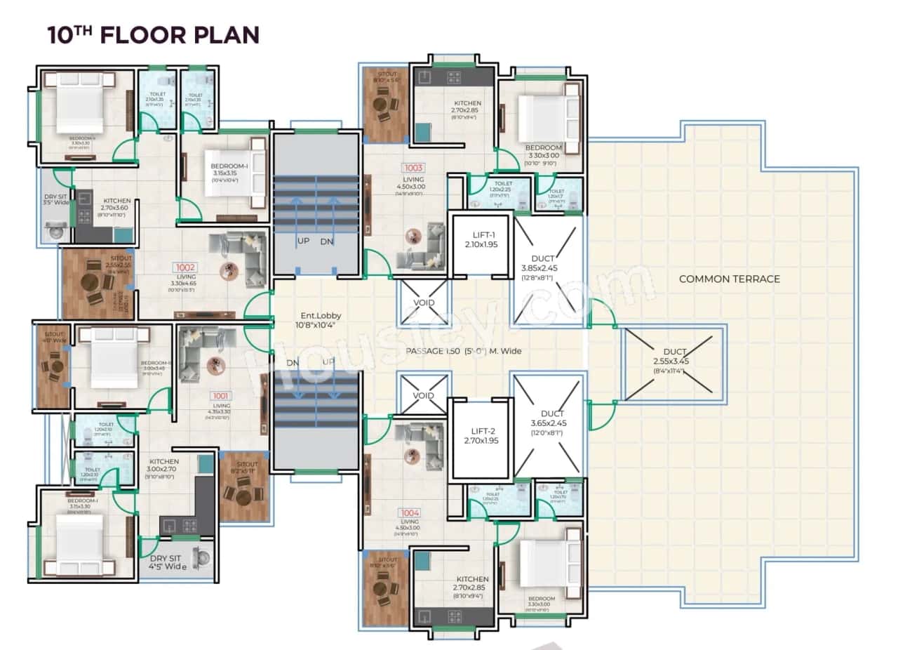 Narayani Elite Tower Floor plan 1