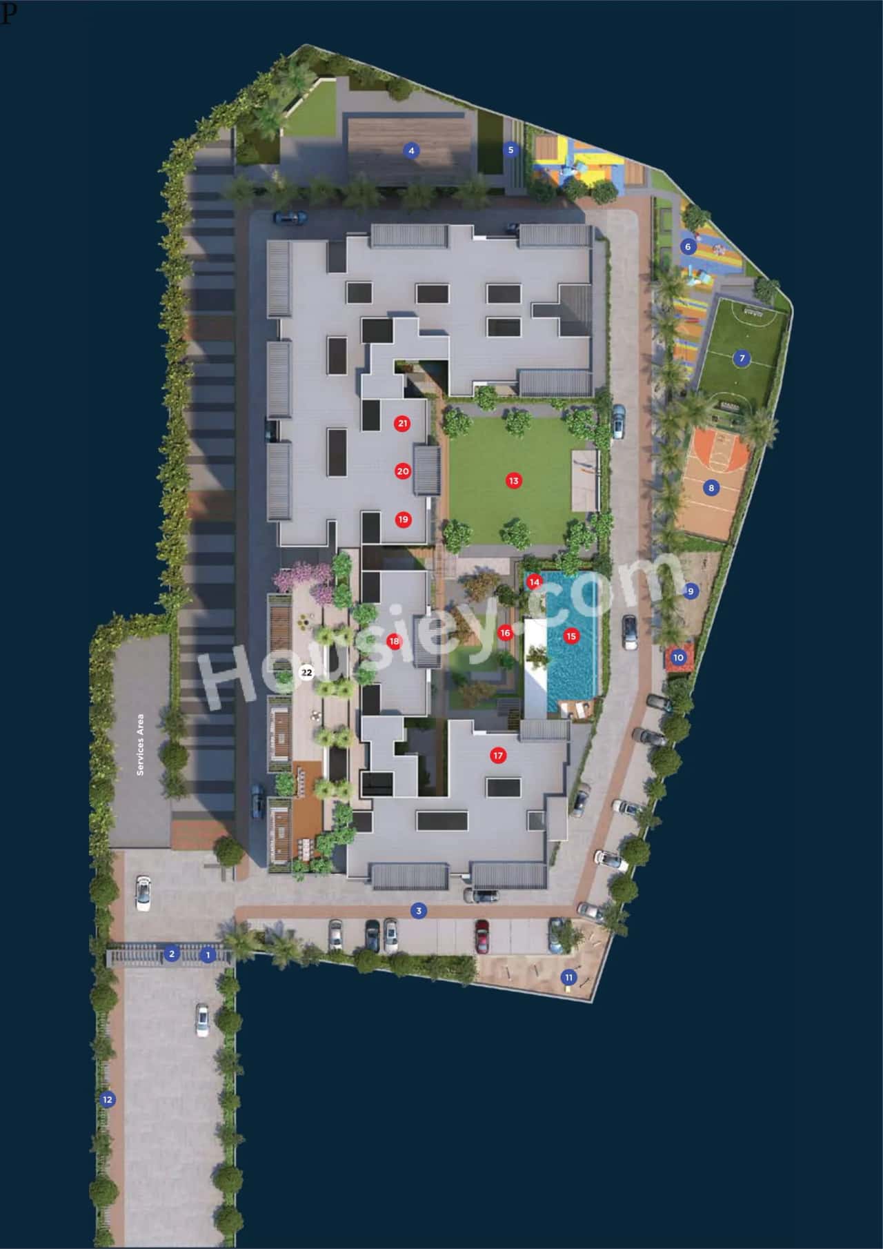 Vasupujya Neco Park Central Master Plan