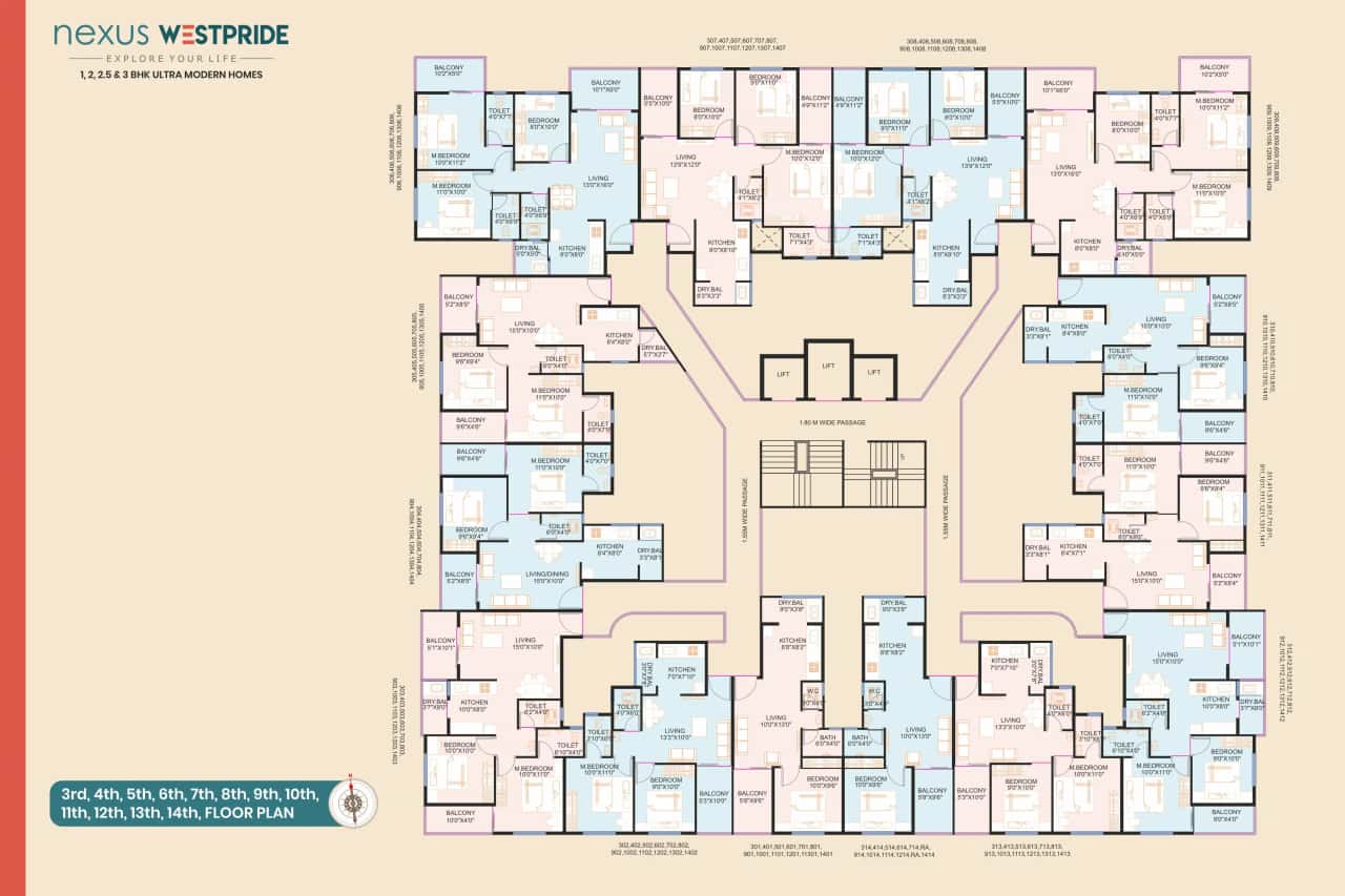 Nexus WestPride Floor plan 1