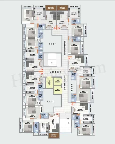 Nine SK Heights Floor plan 1