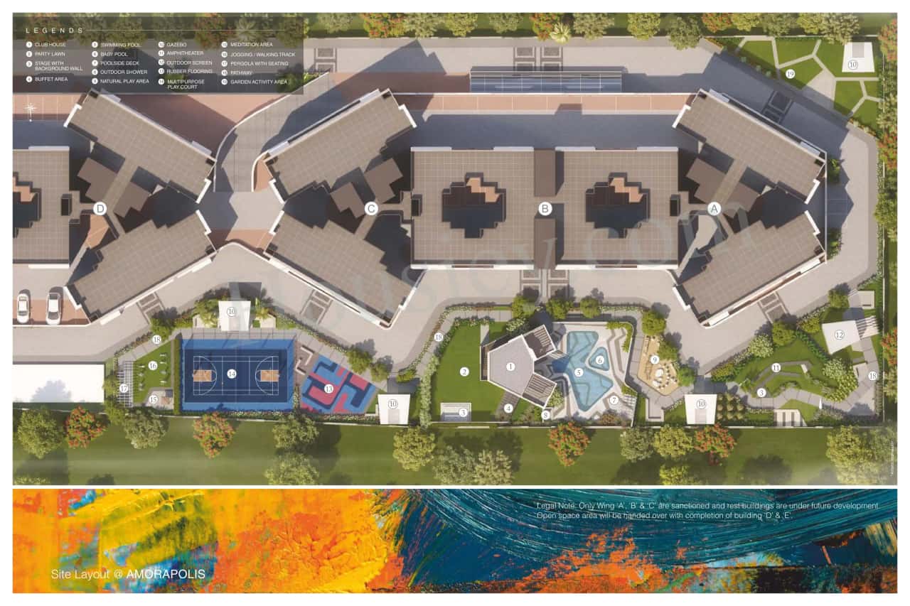 Nirman Amorapolis Floor plan 1