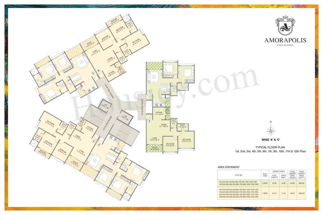 Nirman Amorapolis Floor plan 1