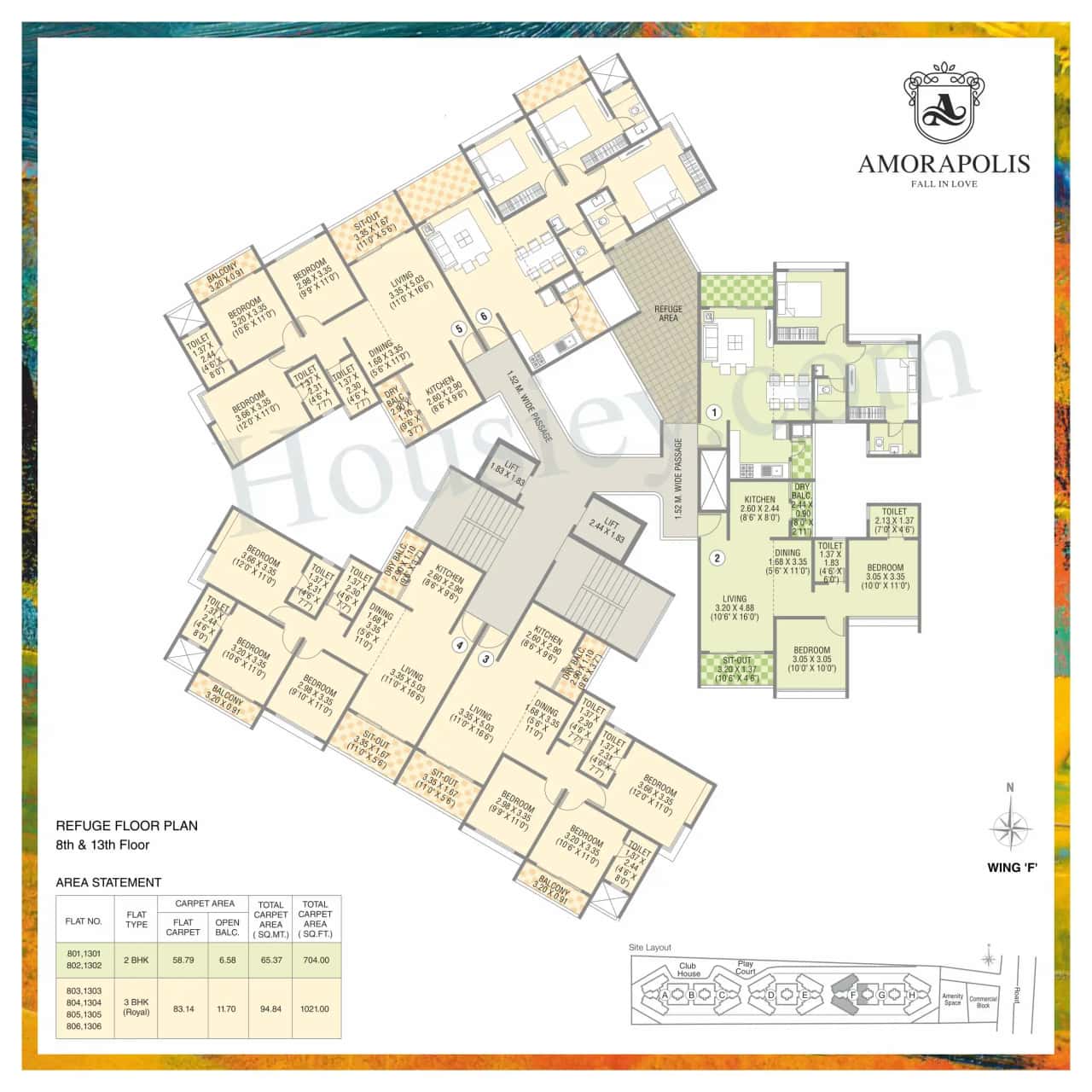 Nirman Amorapolis Floor plan 5