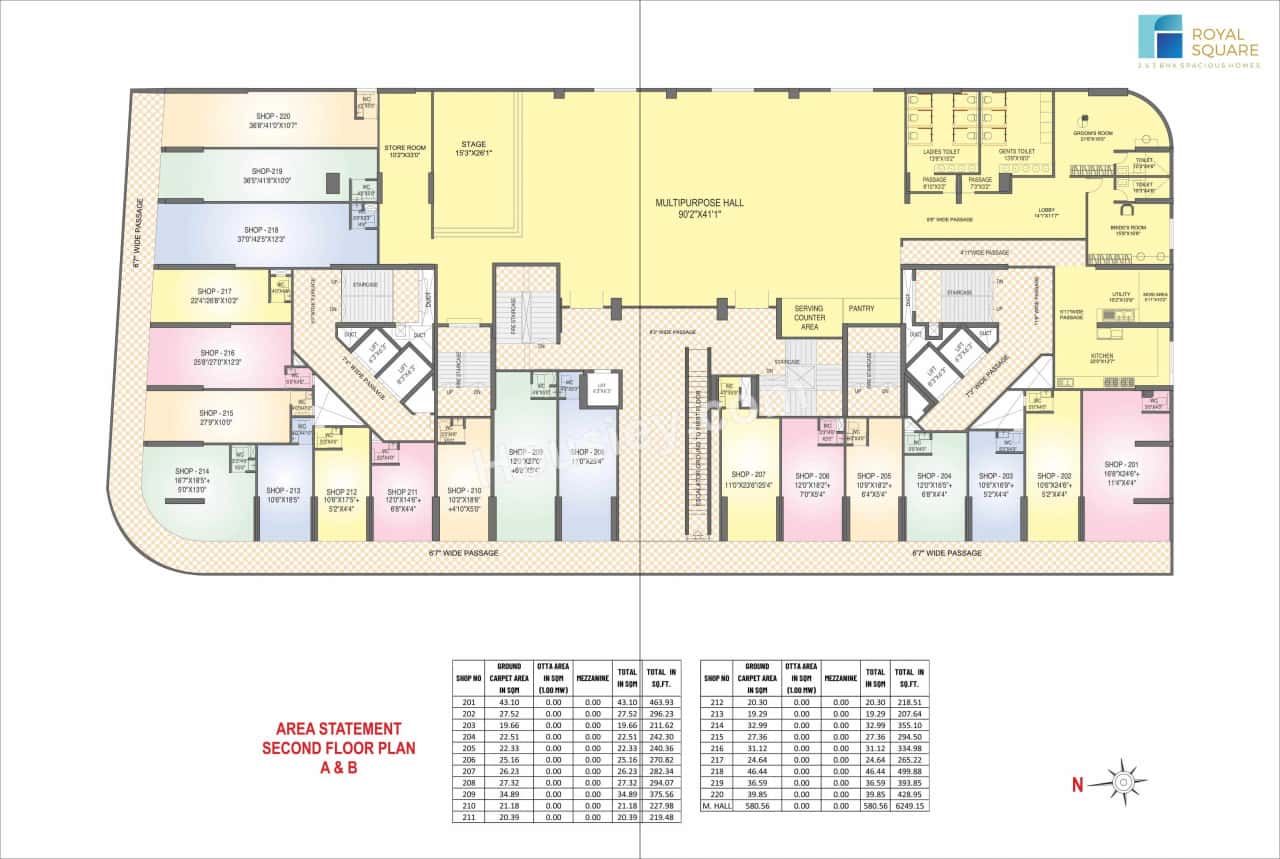 Nisarg Royal Square Floor plan 2