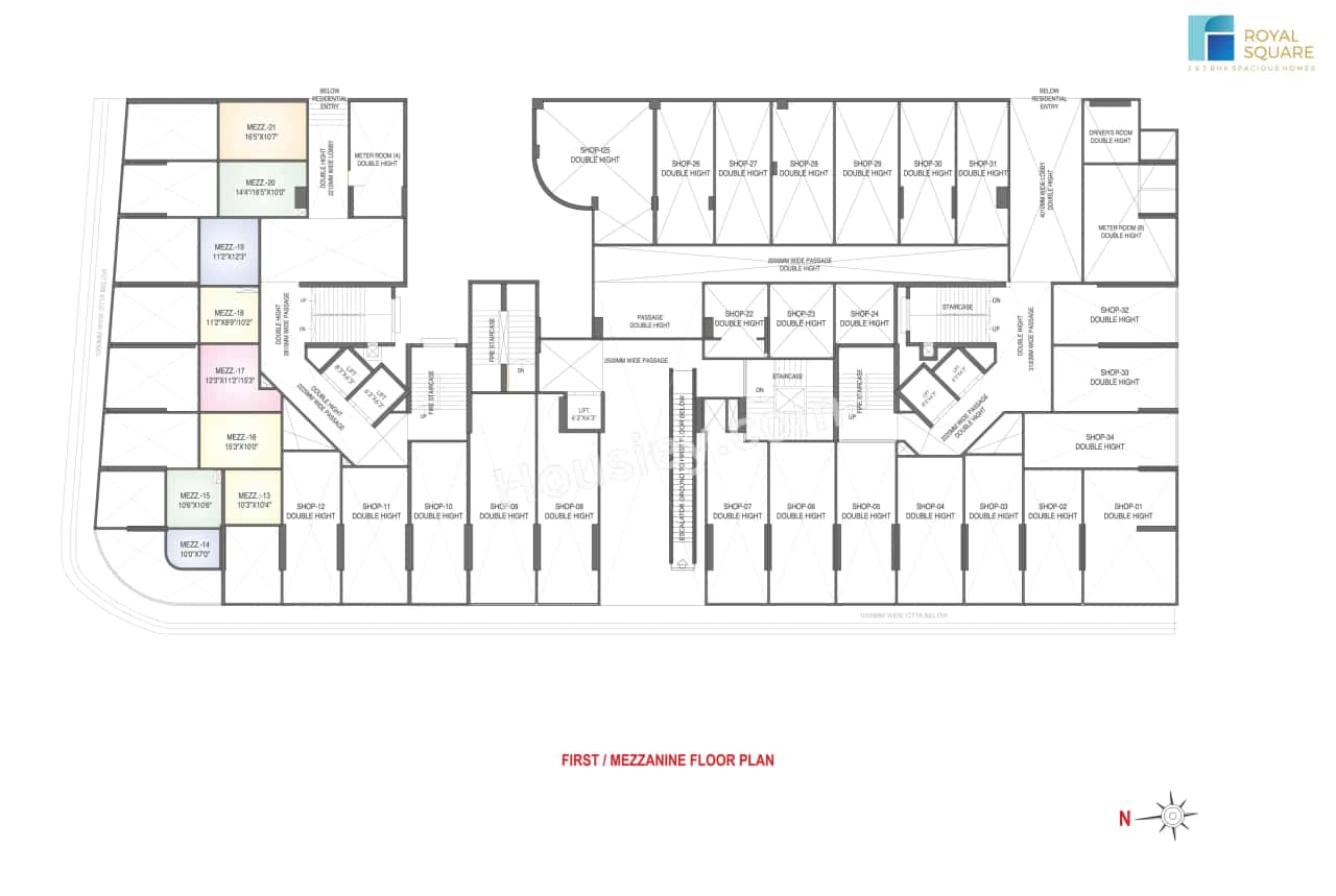Nisarg Royal Square Floor plan 1