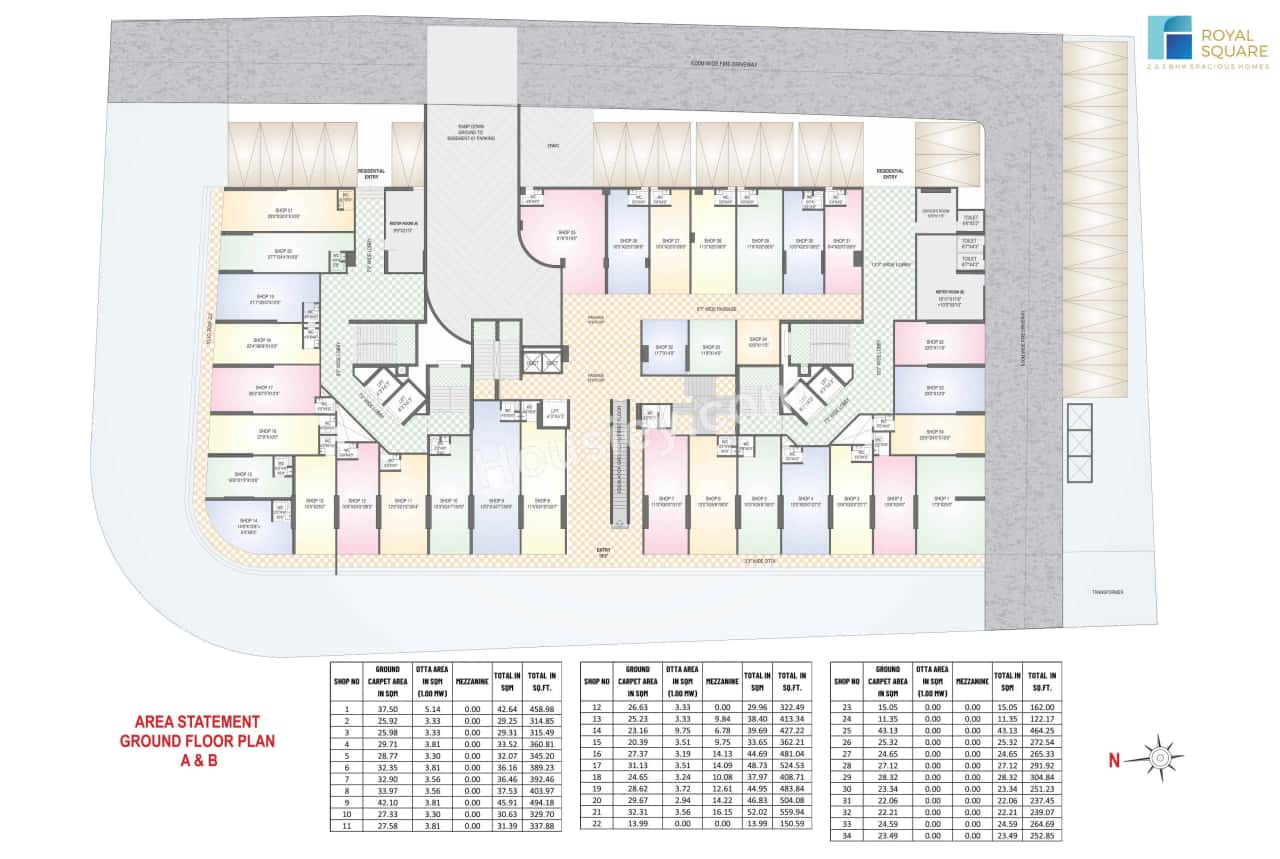 Nisarg Royal Square Floor plan 6