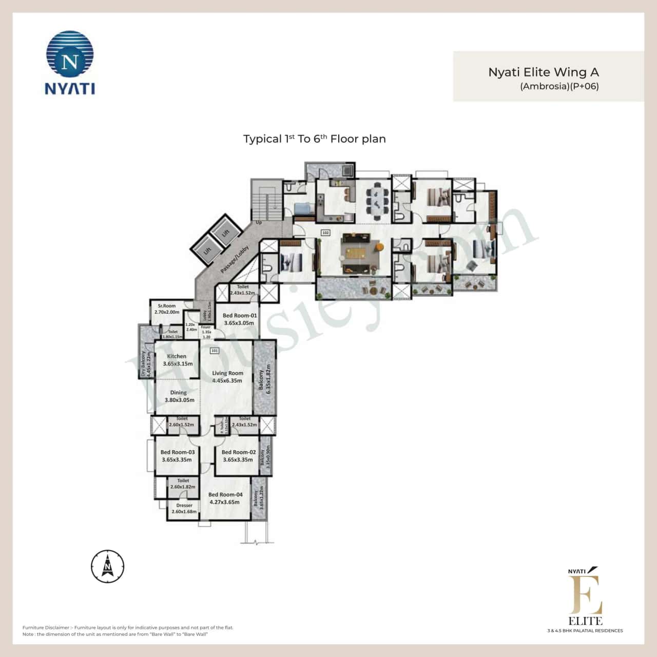 Nyati Elite Floor plan 1