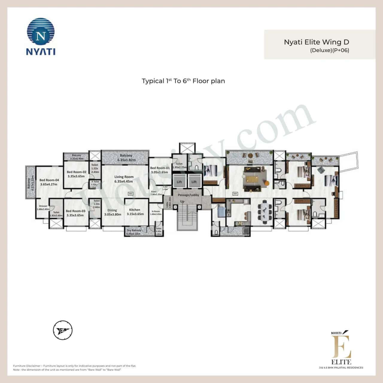 Nyati Elite Floor plan 4