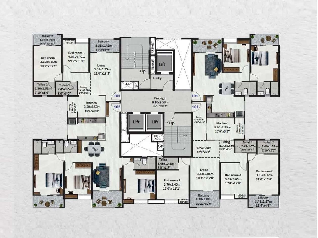 Nyati Esteban 2 Floor plan 3
