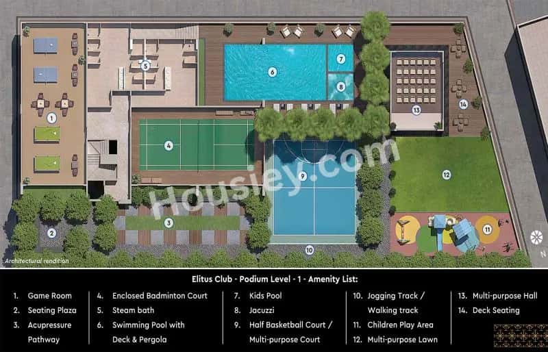 Nyati Evoque Floor plan 1