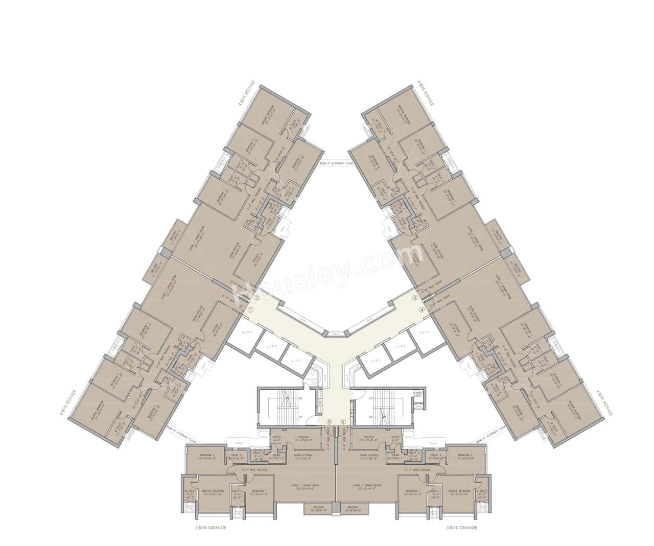 Oberoi Enigma Floor plan 1