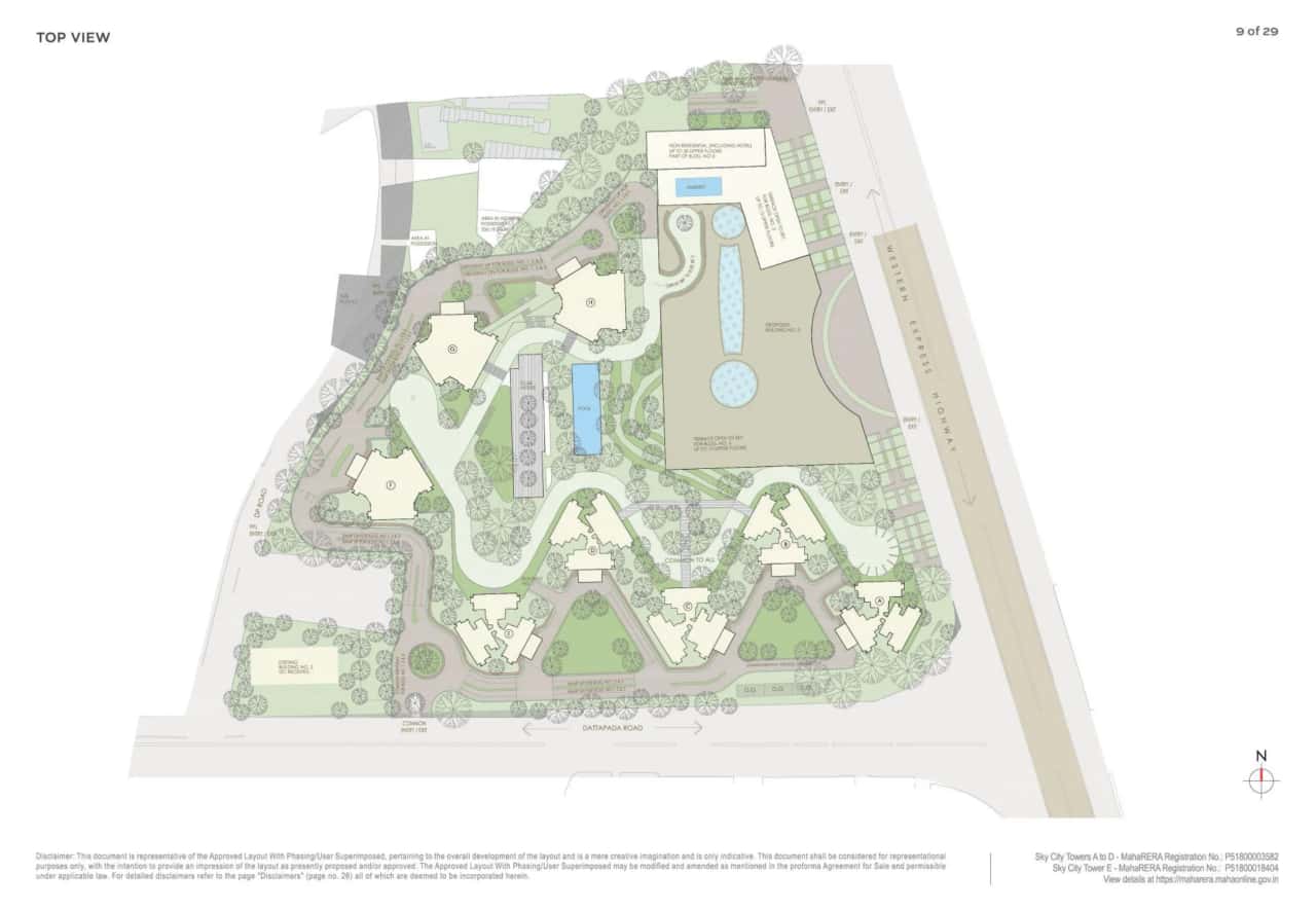 Oberoi Sky City Floor plan 2
