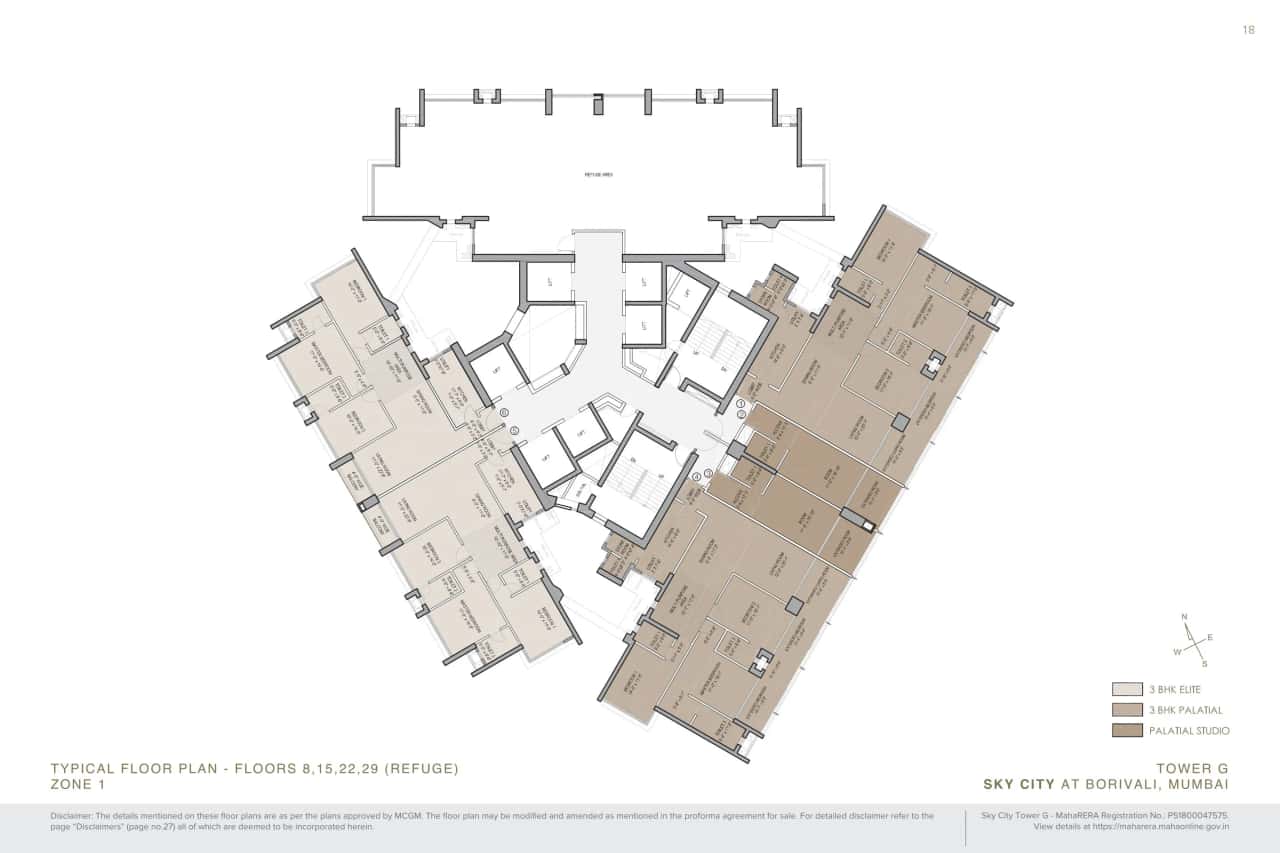 Oberoi Sky City Floor plan 12
