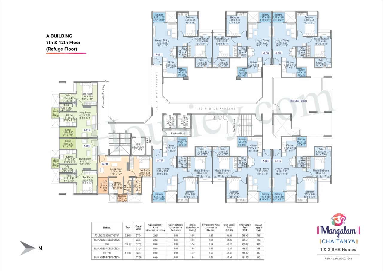 Om Mangalam Chaitanya Phase-3 Floor plan 2